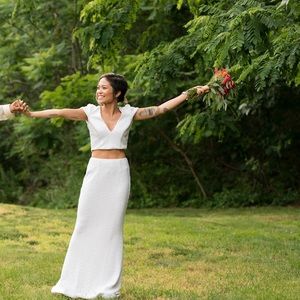 Dress the Population CARA two piece sequined dress